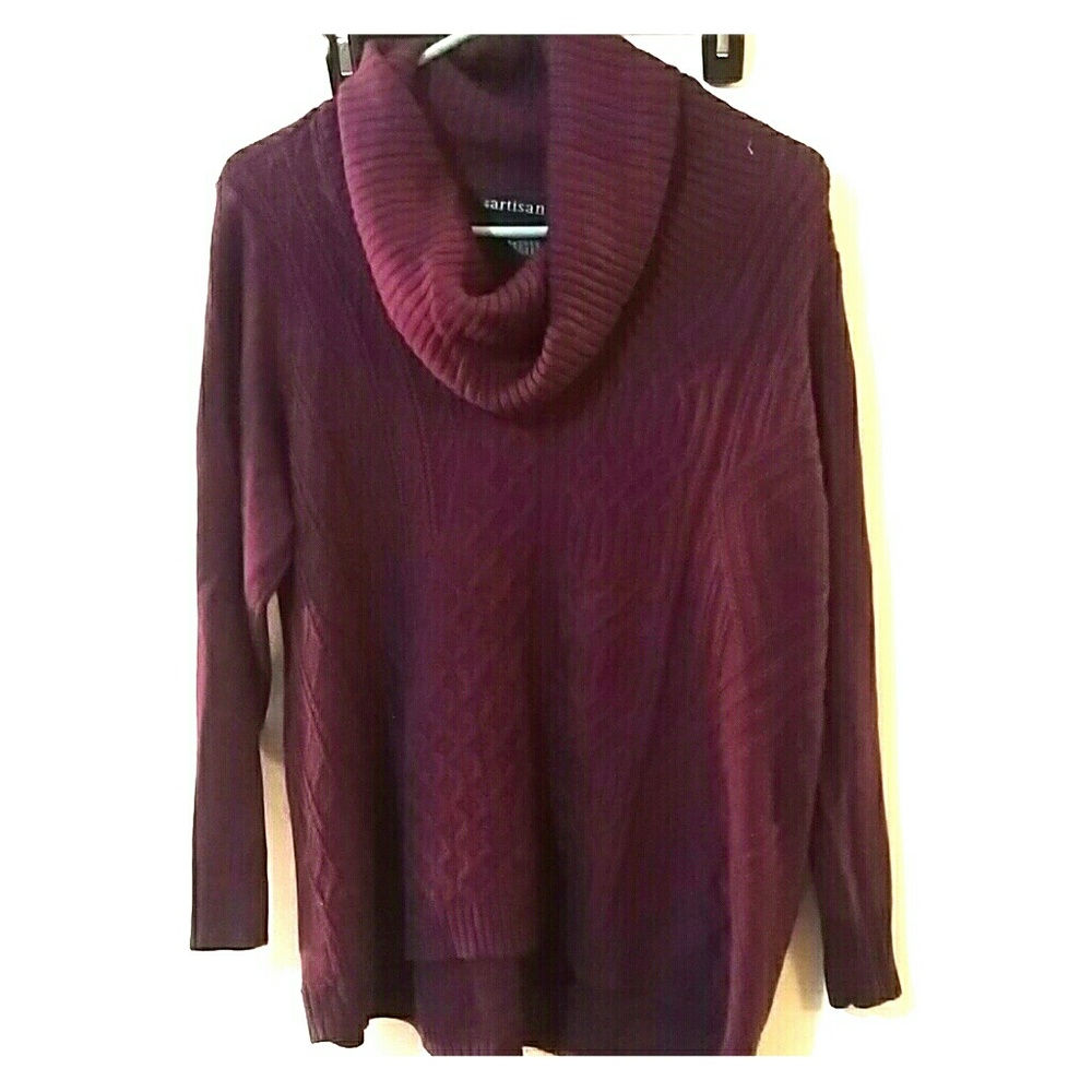 Artisan 1X Purple Sweater